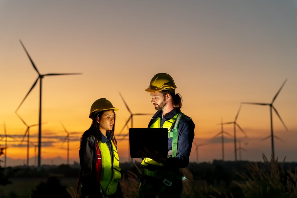 multiracial-colleagues-examining-wind-turbines-blu-2025-02-03-09-47-25-utc-scaled