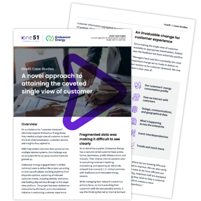 A novel approach to attaining the coveted single view of customer